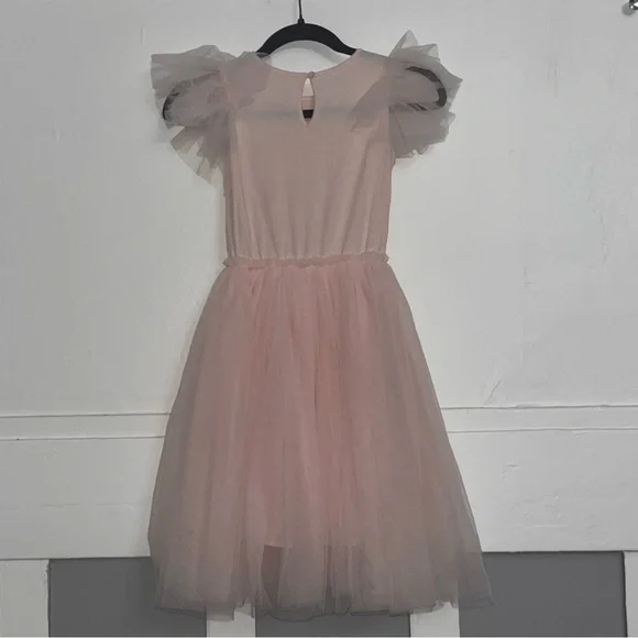 EUC Tutu Du Monde Blush Dress with Beaded & Sequin Details - Picture 8 of 9